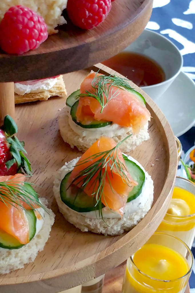 Smoked Salmon and Cucumber Tea Sandwiches – Bakin' Bit