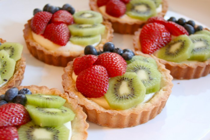 Lemon Cream Cheese Fruit Tarts – Bakin' Bit