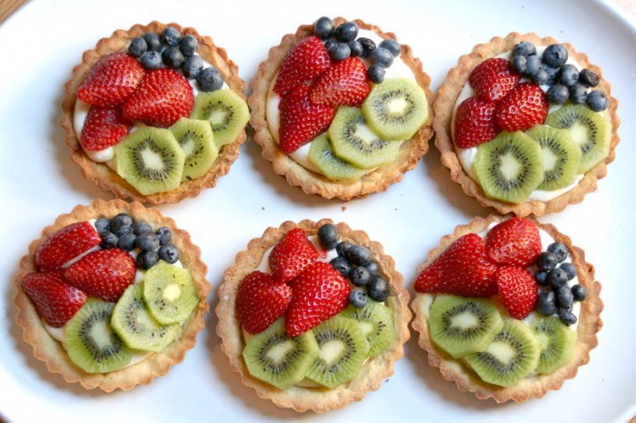 Lemon Cream Cheese Fruit Tarts – Bakin' Bit